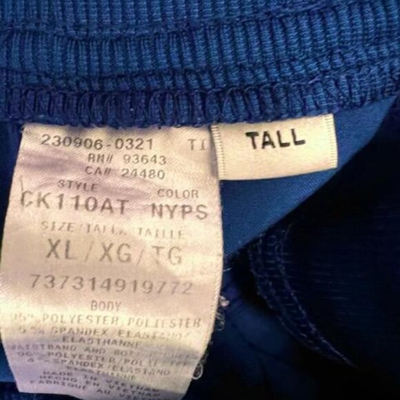 Cherokee Infinity Navy Scrub set XL Tall Jogger - Picture 2 of 3